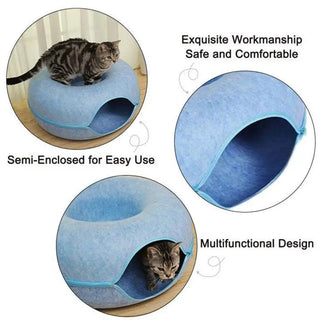 Cat Nest Bed Interactive Tunnel